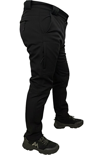 Mysia Outdoor SİYAH SOFT SHELL PANTOLON İÇİ POLARLI