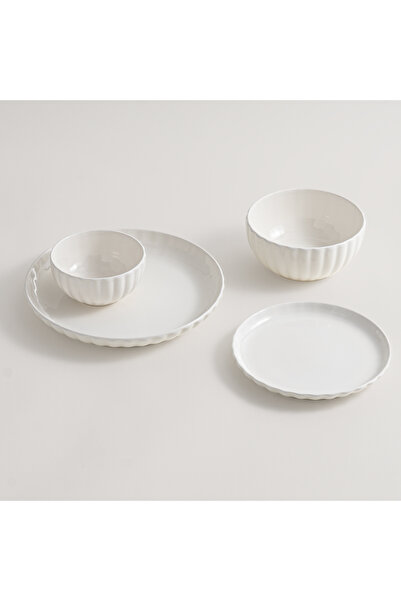 LA MESA porcelain 16pcs dinner set white