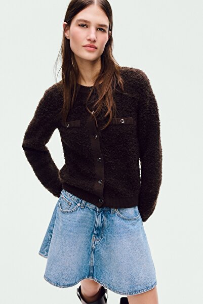 H&M Bukle Triko Hırka