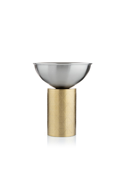 Blends Silver Metal Mabkhara with Golden Base from Aseeb