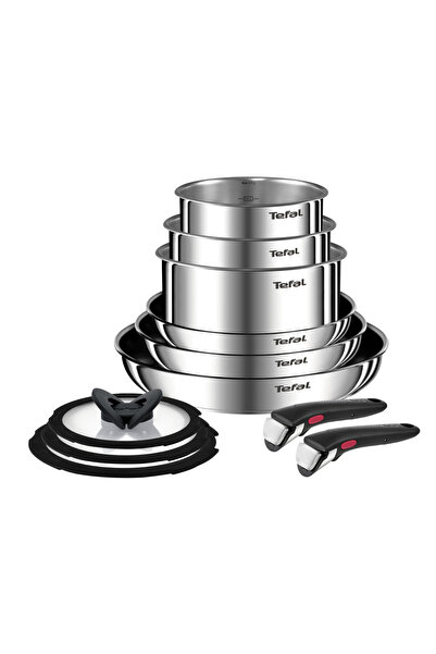 TEFAL Ingenio Emotion 11-piece set, stainless steel, Non-stick coating