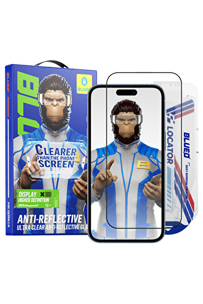 BLUEO iPhone 17 Air screen protector with Anti-Reflective HD Glass applicator...