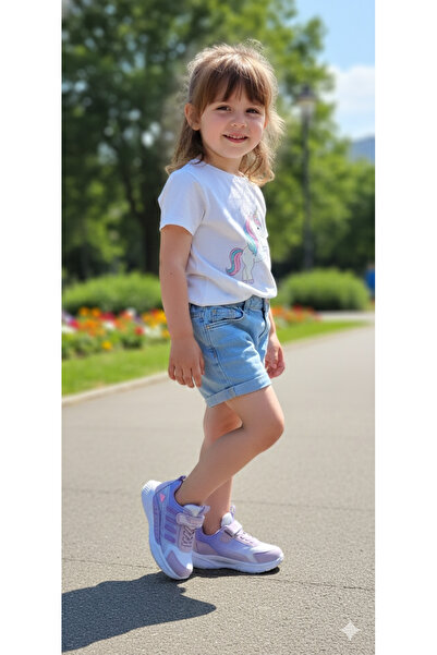 patik ayakkabı Girls' Daily Comfortable Fit Orthopedic Sports Shoes