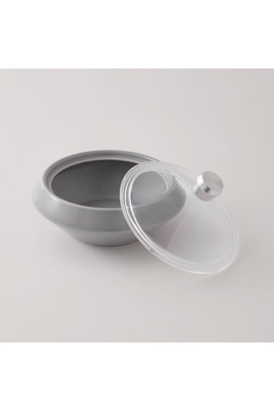 Dallaty date bowl porcelain grey color