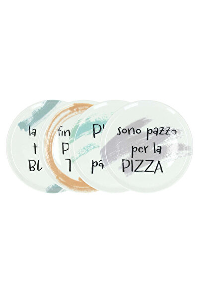 Tognana CINZIA Set of 4 pizza plates, porcelain, D.33cm