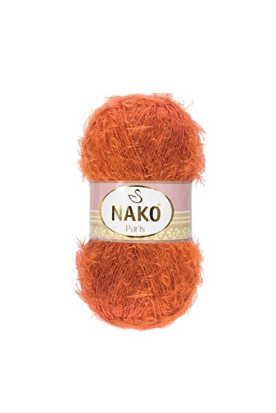 NAKO Paris Örgü İpi | Color No: 04888 |Tüylü ve Yumuşak Dokulu, Dökümlü Kışlı...