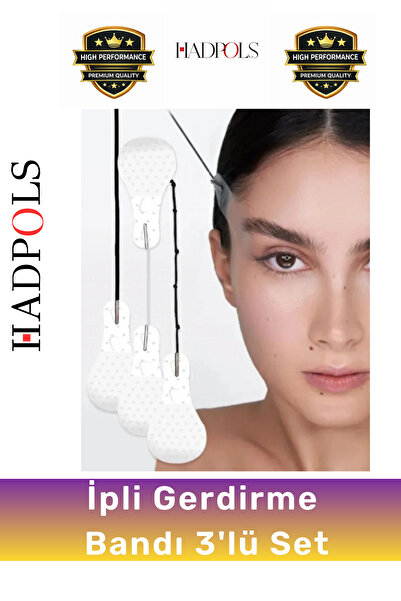 HadPols #YüzGerdirme Günlük Kaş Göz Vücut Boyun Kaz Ayağı İpli Estetik Liftin...