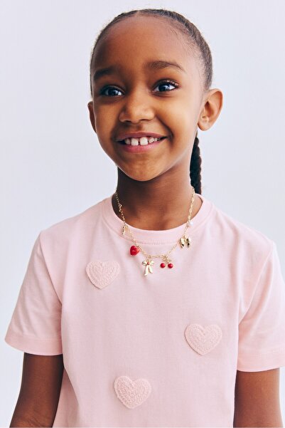 H&M Motif Detaylı Tişört