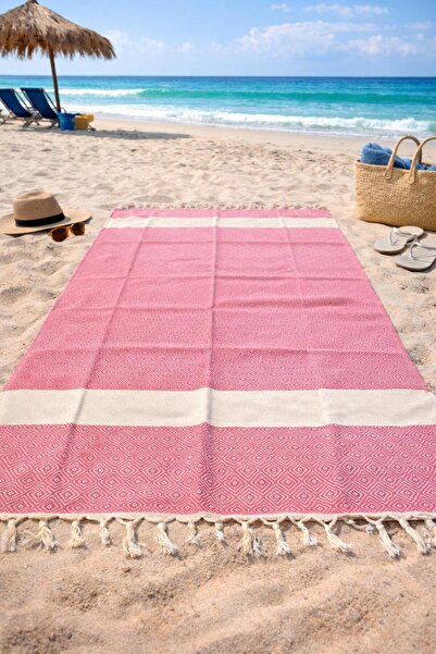 S&R 1 bucată 100x180 cm Prosop natural de pestemal bumbac 100% model diamant ...