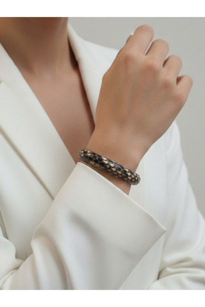 Süspüs Accessories سوار من جلد الثعبان