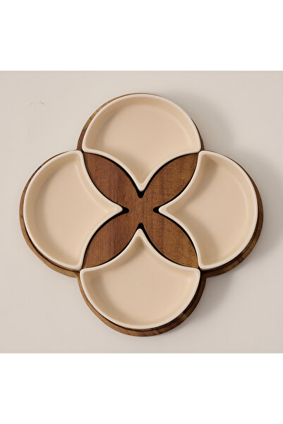 Dallaty off white porcelain nut bowls set 5 pcs