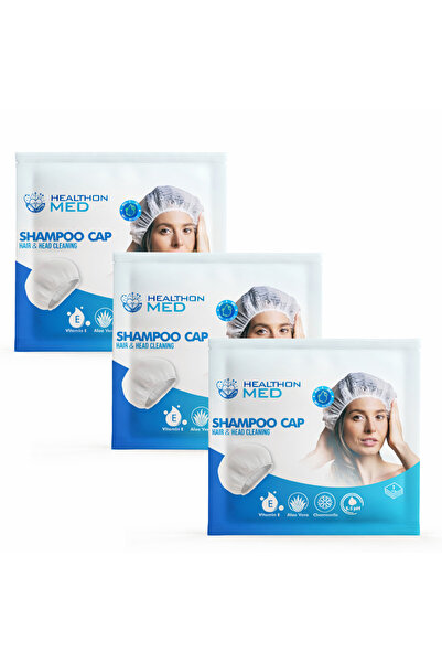 HEALTHON MED Su Kullanmadan Saç Temizleme Şampuan Bonesi, Durulama Gerektirme...