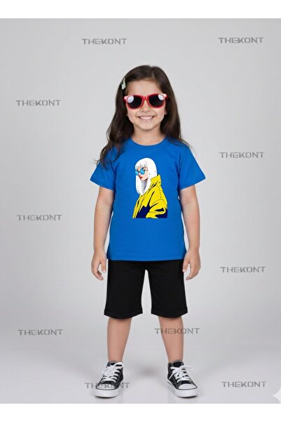 THEKONT Sari Montlu Girls Printed Shorts-T-Shirt Bottom Top Summer Children's...