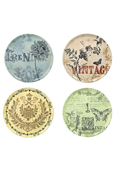 Tognana CINZIA Set of 4 Pizza Plates, Porcelain, D.33cm