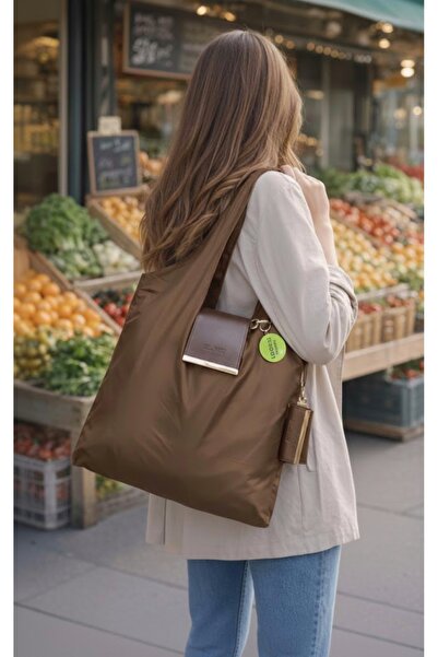 Vuslat Bags Loopsi Capsule Şık Katlanabilir Alışveriş ve Market Çantası