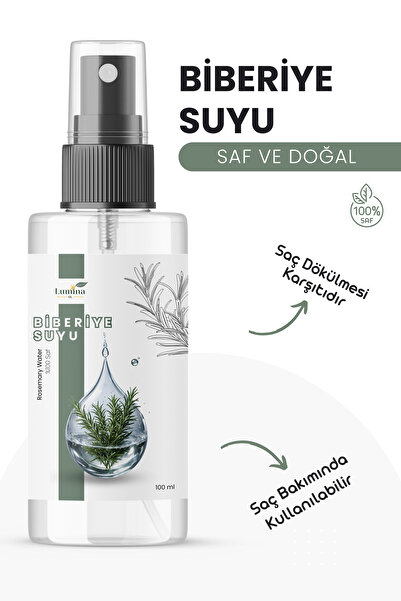 LUMİNAOİL Biberiye Suyu 100 ML %100 Doğal ve Saf