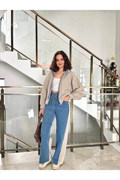 Sude Kızanlıklı Brand Model Twst Stone Denim Detailed Design Set