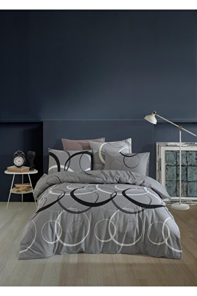 NazeninHome Ranforce 100% Cotton Single Duvet Cover Set Wave |   Without Sheets