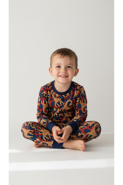 KidZee 1.5 Tog Giraffe Kids Pajama Set