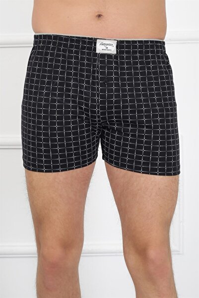 İbrahim Burak Etiler Collection Fashion Line Men's Combed Cotton Boxers 40080