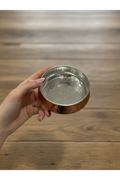AiroBazar Copper Serving Bowl Snack Bowl Set 3-Piece – 6-Piece |   Breakfast, Jam, and Snack