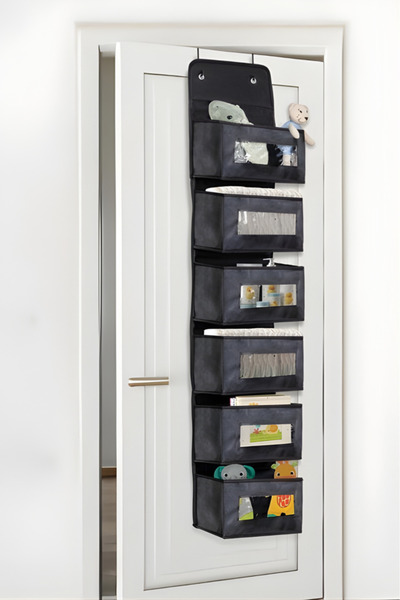 Flora Kapı Arkası Düzenleyici Raf 6 Katlı, Yatak Çocuk Bebek Odası Banyo Havlu Çok Amaçlı Organizer