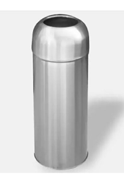 PNR HİJYEN Paslanmaz Oval Kapak Açık Çöp Kovası 38 Litre