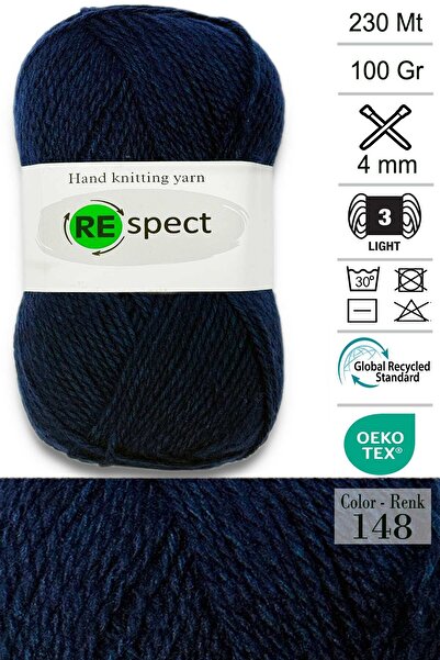 Respect 100gr-230mt Μαλακό Ακρυλικό Μαλλί- Κορδόνι για μωρά- 148