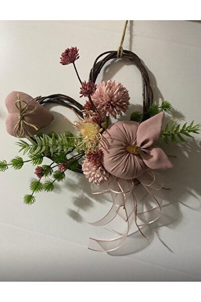 me too flower naturel decor kapı süsü, duvar süsü, kapı çelengi