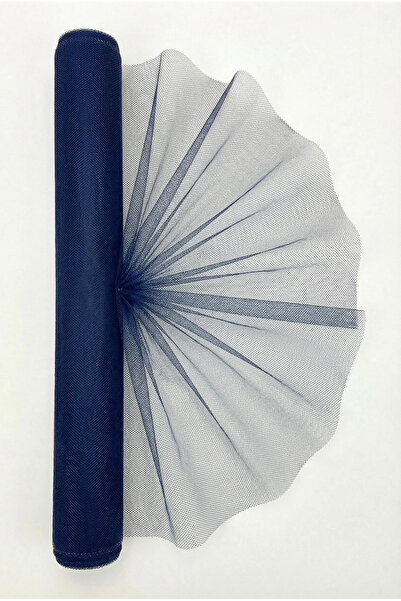 ZEYMERADE 27 متر من التول الإيراني اليوناني باللون الأزرق الداكن، زينة لحفلات...