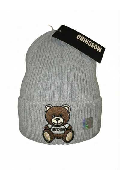 Moschino Striped wool blend hat, Unisex, One Size