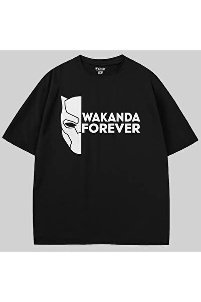 Crazy Marvel Wakanda Forever Oversized T-Shirt