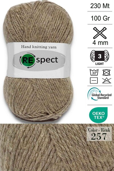 Respect 100Gr-230Mt Soft Acrylic Wool- Baby Yarn- 257