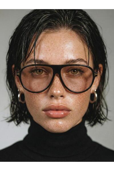 TomyHelf Siyah Nude Pilot Mavi Işık Korumalı Gözlük