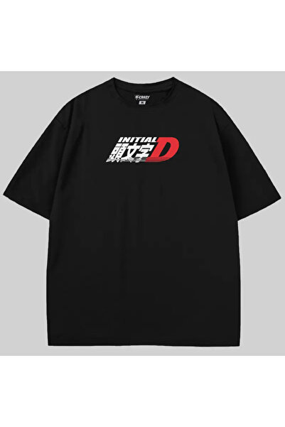 Crazy Μπλουζάκι Mazda Rx 7 Initial D Ghost oversized