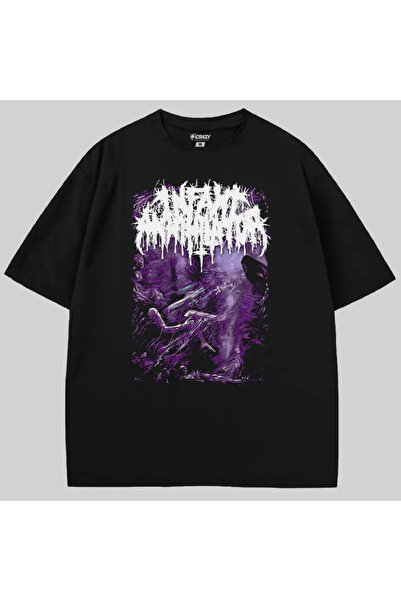 Crazy Tricou Infant Annihilator Scream Ghost Purple supradimensionat