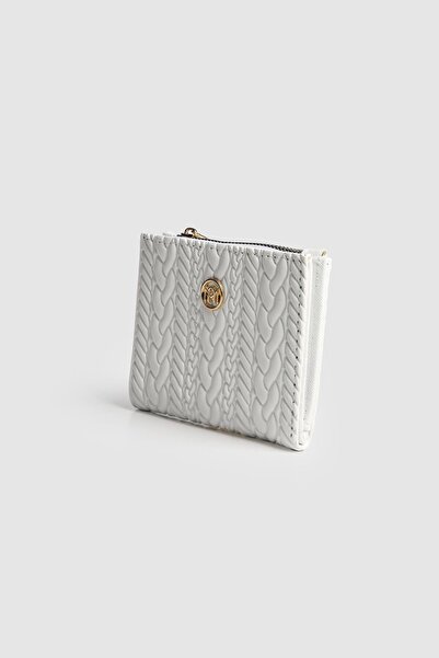 Store محفظة جلدية نسائية مريحة منقوشة من مونى موديل