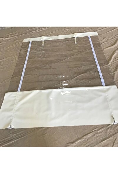 CNL Ser mika 200#300 ful şeffaf fermuarlı kenarları kuş gözlü