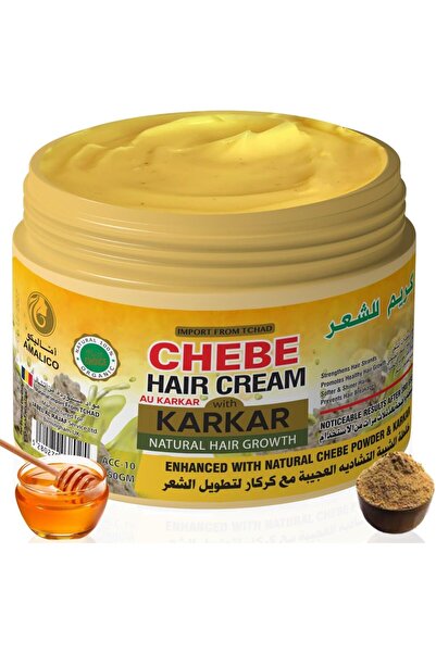 Amalico مسحوق كريم مع زيت كاركار لنمو الشعر من تشيب - معزز بمسحوق افريقي وزيت...