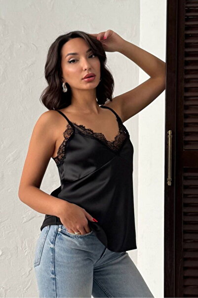 Lady Pixie Satin Athlete with Lace Details