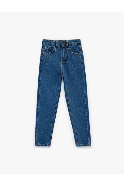 Koton Дънки с регулируема талия от памук