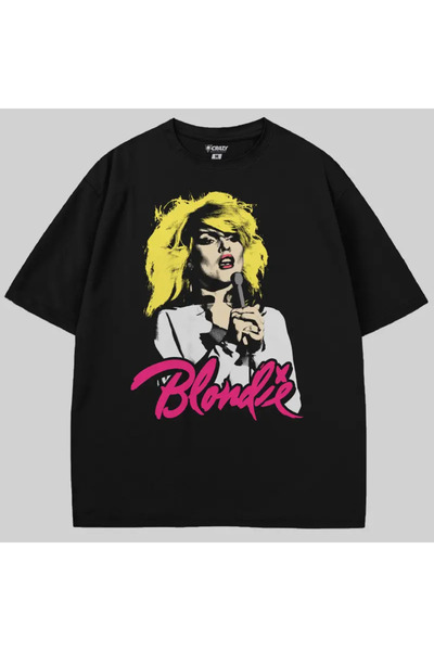 Crazy Μπλουζάκι Blondie Microphone oversized