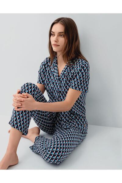 Pierre Cardin Γυναικείο σετ πιτζάμες με κουμπιά και κουτί – 50% βαμβάκι, 50% ...