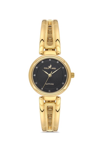 Polo Weil ساعة يد نسائية PL001L بحزام فولاذي