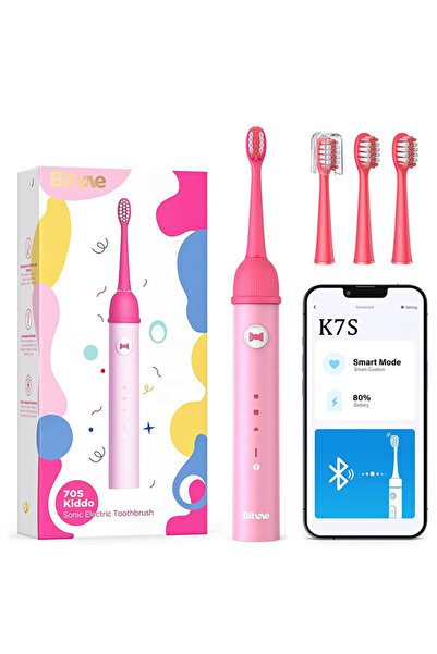 Bitvae Periuță de dinți sonică inteligentă pentru copii K7S, roz