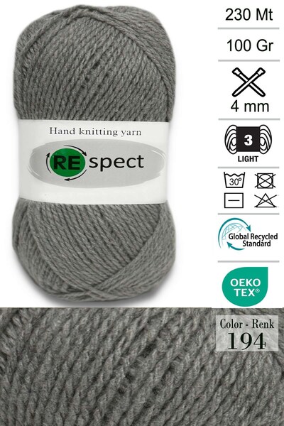 Respect 100Gr-230Mt Soft Acrylic Wool- Baby Yarn- 194