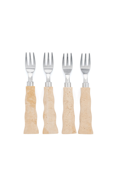 Blends Stainless Steel Forks set of 4 with Resin Handle