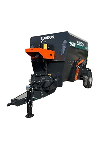 BURKON MAKINE Burkon 4m³ Traktör Şaftlı Çekilir Yatay Yem Karma Makinesi