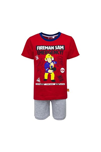 Fireman Sam Set pijaama baieti: tricou si pantaloni scurti