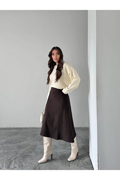 mydukkan.co piped Midi Skirt with Sides